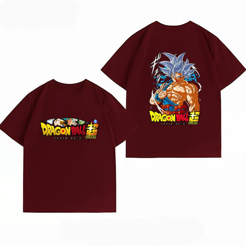 Unisexs Clothing 100 Cotton Summer TShirt Dragon Ball Super Goku Ultra Instinct Print Unisexs Tops