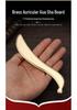 Pure Brass Ear Acupoint Gua Sha Tool for Eye Bags and Facial Lifting Massage