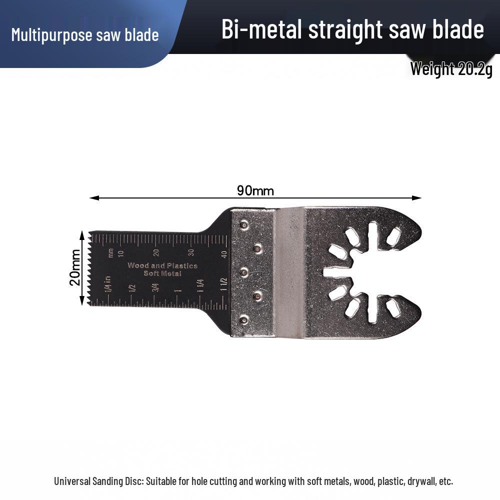 Universal Multifunctional Oscillating Tool Saw Blade - High Carbon Steel Bimetal, 35mm & 45mm, for Cutting & Grinding