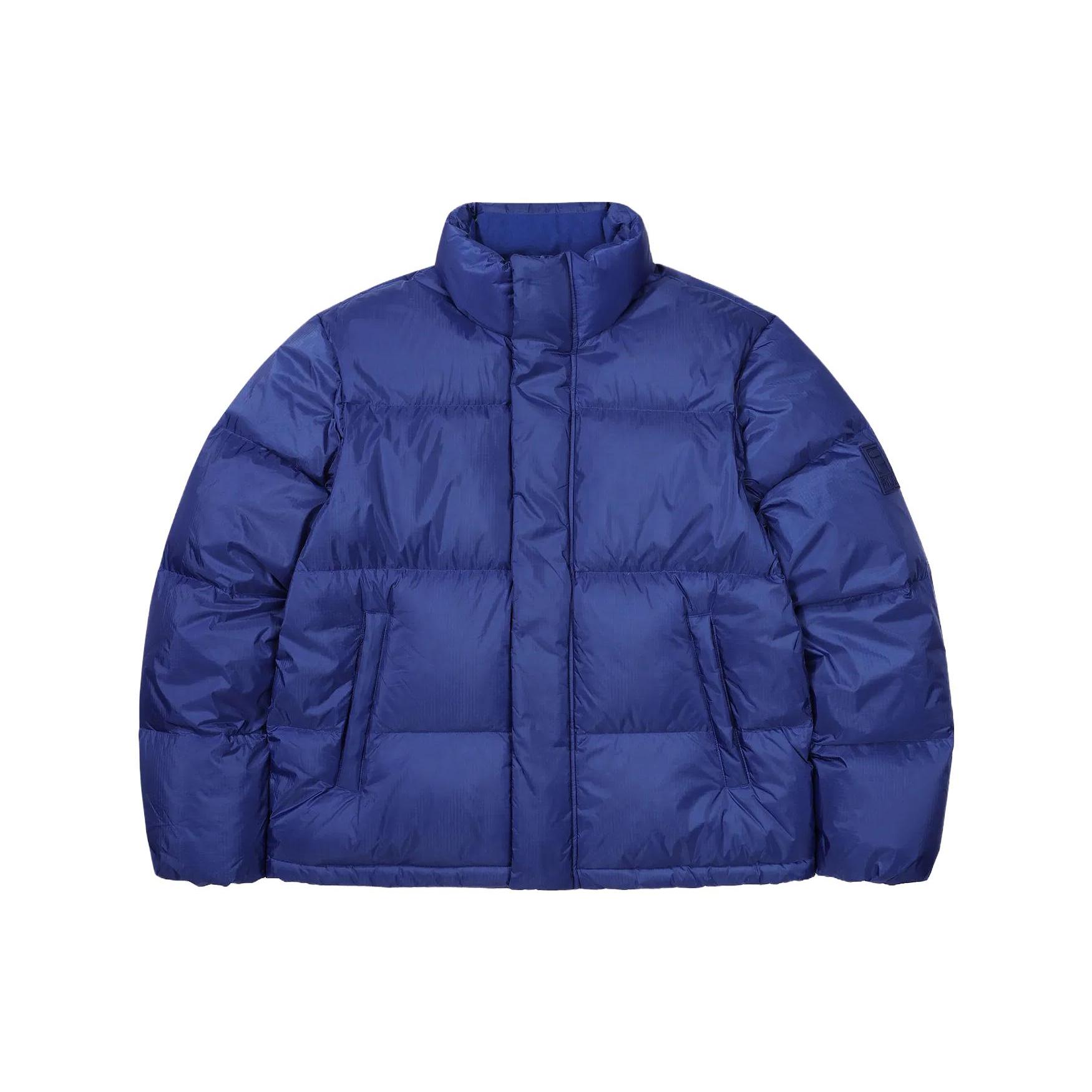 FILA Down Jackets Unisex Blue Stand Collar Moderate FS2DJF4101X-BUE 95