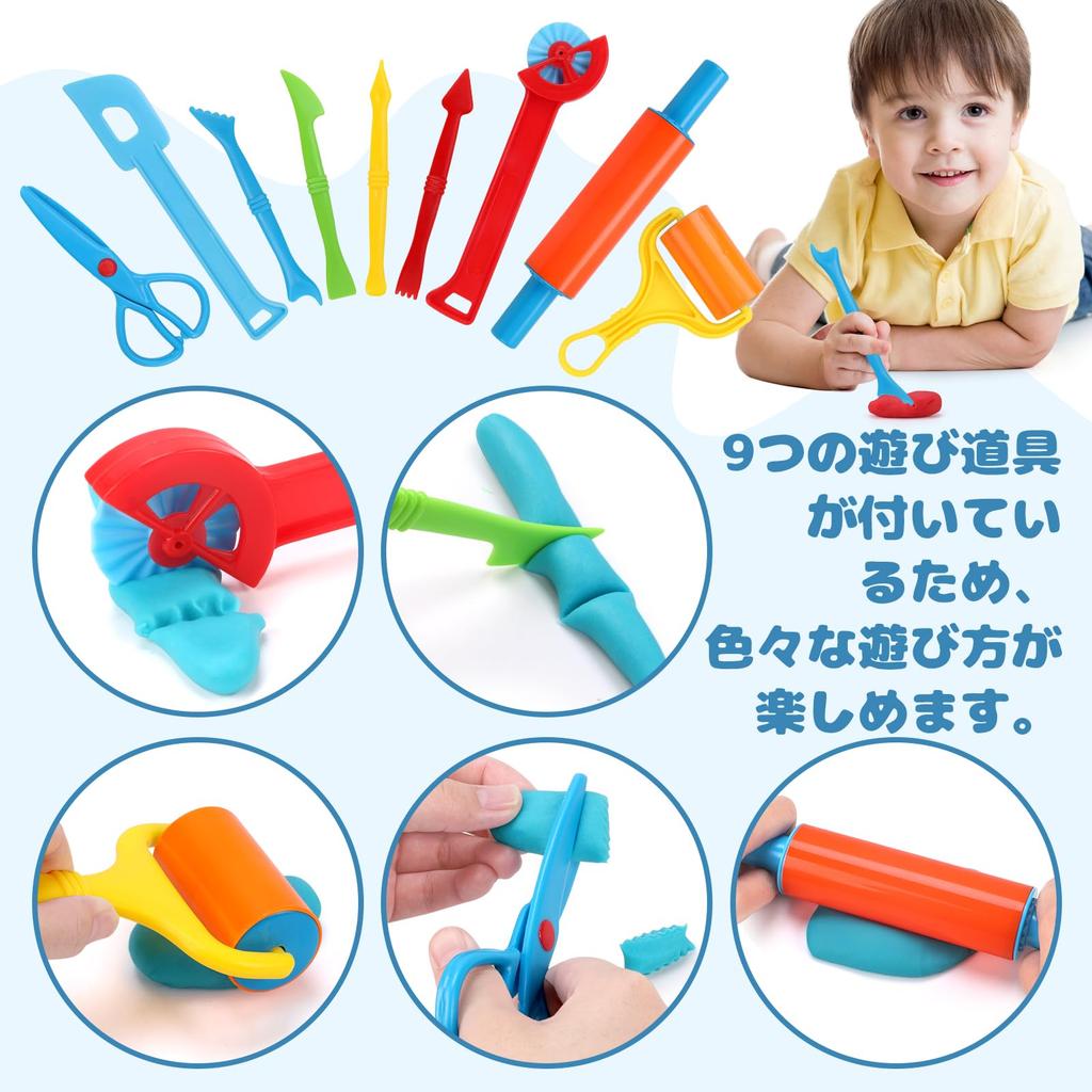 REMOKING Clay Tool Set for Educational Sand Adventure Clay for Toddlers and Indoor Sand Sand and Perfect for Preschool and Kindergarten Gift for Boys