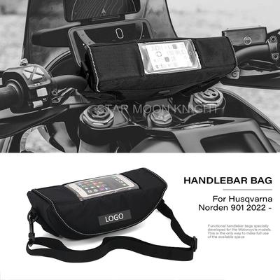 Motorcycle Nylon Waterproof Bags Storage Handlebar BagTravel Tool Bag For Husqvarna Norden 901 Norden901 2022 -