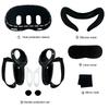 10 In 1 Silicone Cover Case Set VR Shell Cover Controller Grip Cover Lens Cover Rocker Cap for Meta Quest 3 VR Headset