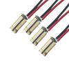 1pc High Quality 6V Copper Head Adjustable Lasers Dot Diode Module 4mm Laser Diodes 650nm5mw