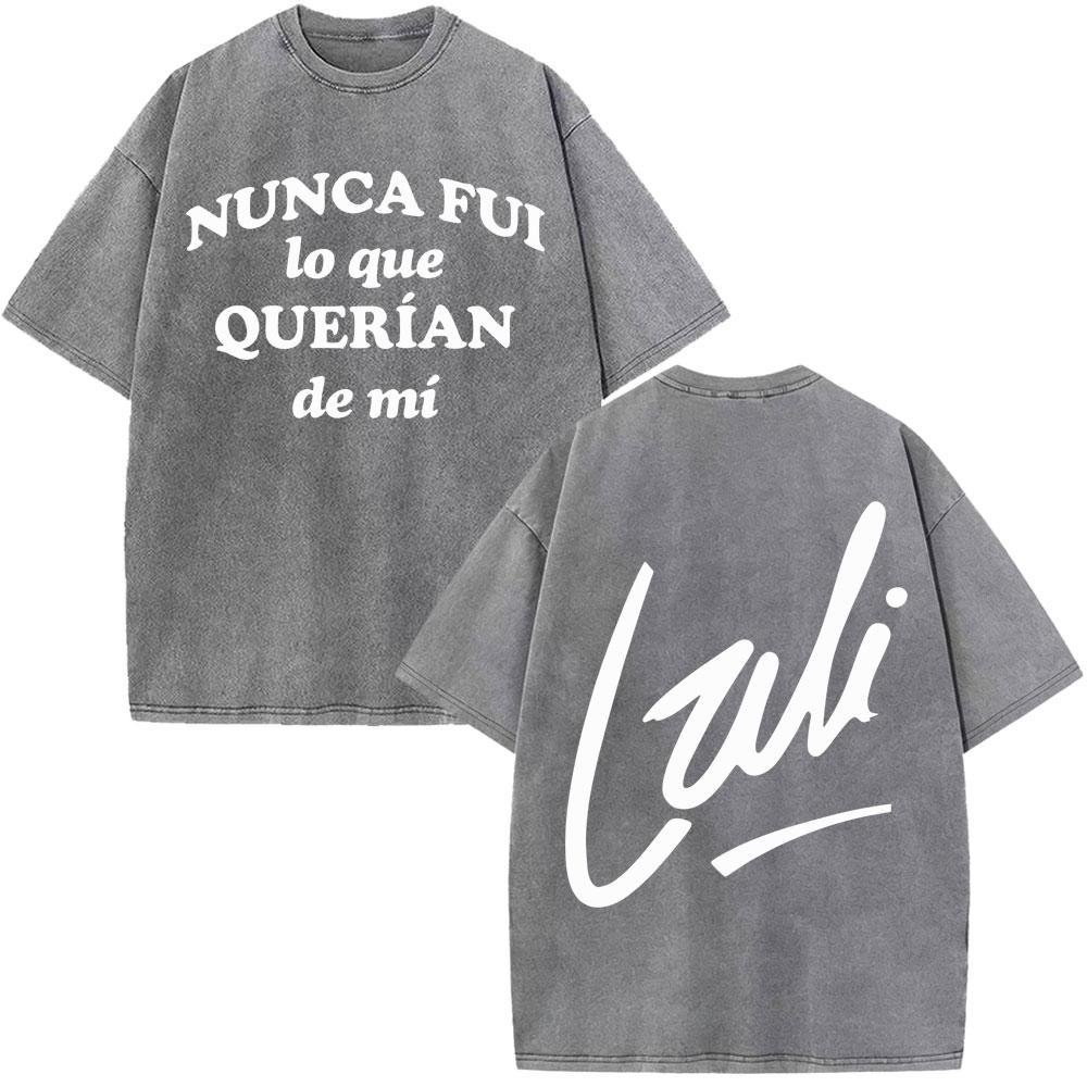 

Singer Lali River Tour Print Vintage WashedTshirt Unisex Women Fashion Tshirts Summer Loose Casual Comfort Oversized Tshirts S