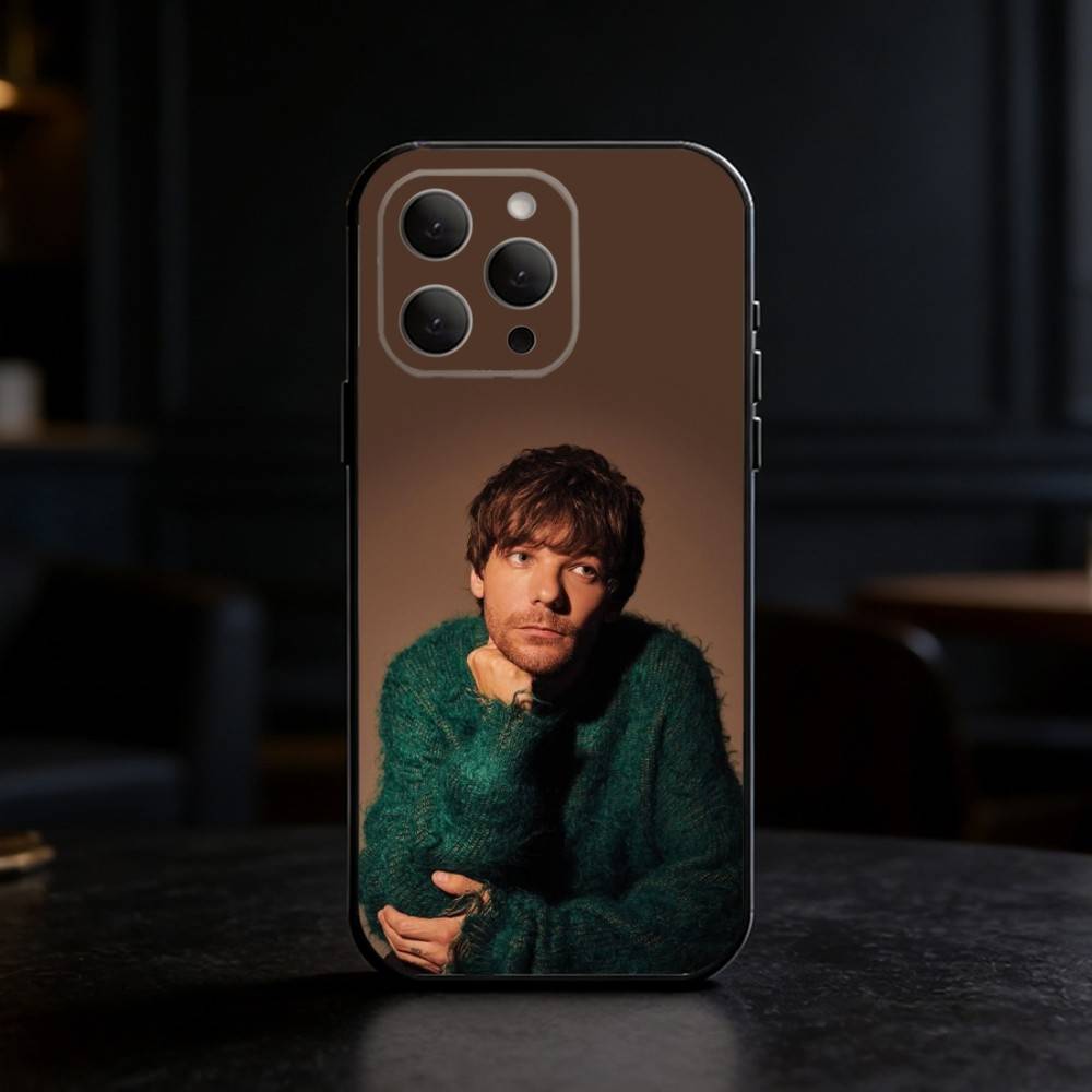 

Singer L-Louis T-Tomlinson Phone Case For iPhone 17,16,15,14,13,12,11 Plus,Pro Max,SE4Soft Silicone Black Cover iPhone14