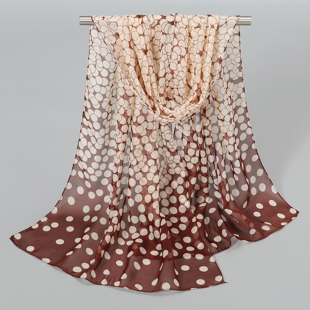 1Pc Muslim Chiffon Hijab Scarf For Women Summer Print Thin Scarves Soft Shawl Foulard Viscose Autumn Female Sunscreen Wrap Shawl