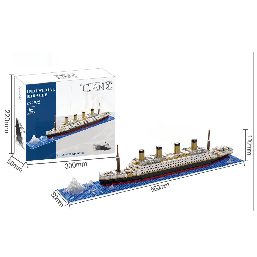 High-Quality Titanic High-Quality Cruise High-Quality Ship Construction set High-Quality Boat High-Quality Model Self-assembly Put together yourself