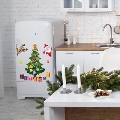 Aimants Sapin de Noël Aimants de Noël Aimants Sapin de Noël Autocollants Réfrigérateur pour Frigo Porte Métallique Garage