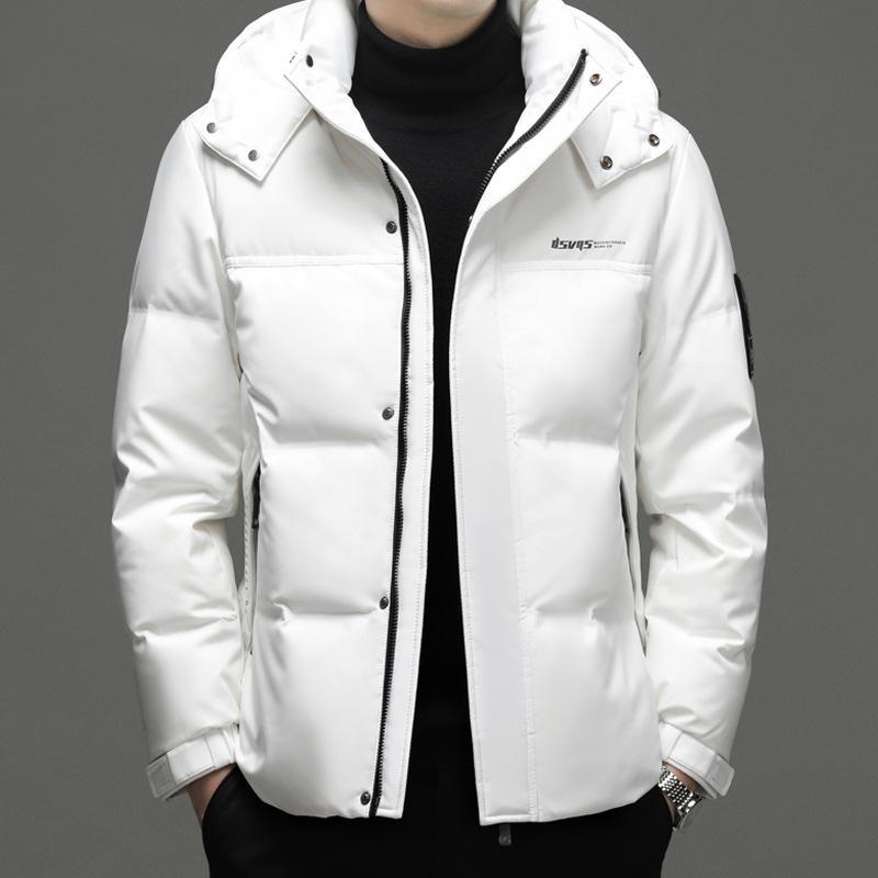 2025 Herren Winter Verdickte Daunen-Pufferjacke – Warm, Lässig, Modisch Kälteschutz