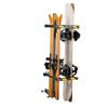Klappbarer Ski- und Snowboardträger für die Anhängerkupplung, Passend für 50 mm Receiver, Trägt bis zu 6 Paar Ski oder 4 Snowboards, Verstellbarer, an der Anhängerkupplung montierbarer Träger für das Auto