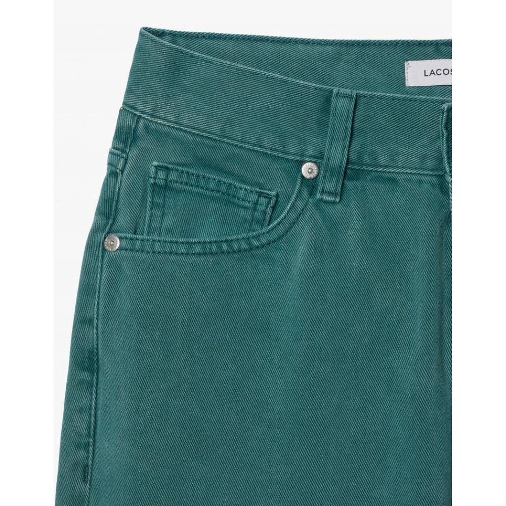 Lacoste Women S Natural Dying Color Denim pantS Hf1163 54g Iy4