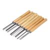 8PCS Groove Parting Wood Turning Chisels Lathe Chisel Set  For Hardwood