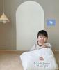 Ins Little Bear Embroidered Stroller Windproof Blanket - Portable, Warm Baby Cover for Autumn and Winter