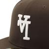 New Era 59FIFTY Los Angeles Dodgers ONSPOTZ LA 7 59Fifty Up Side MLB Los Angeles Dodgers Cap, Exclusive, Walnut, 1/4 inch, Down,