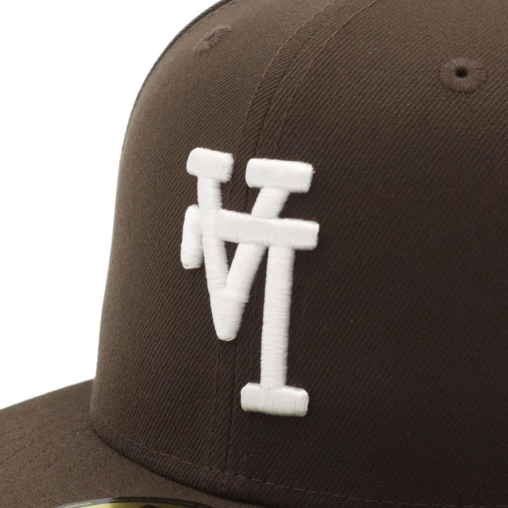 New Era 59FIFTY Los Angeles Dodgers ONSPOTZ LA 7 59Fifty Up Side MLB Los Angeles Dodgers Cap, Exclusive, Walnut, 1/4 inch, Down,