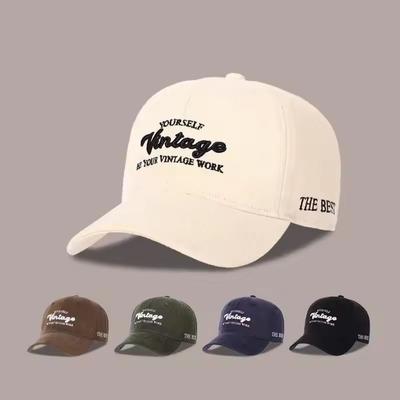 Adjustable Baseball Cap Wide Brim Peaked Cap Casual Sun Hat  Outdoor Sports