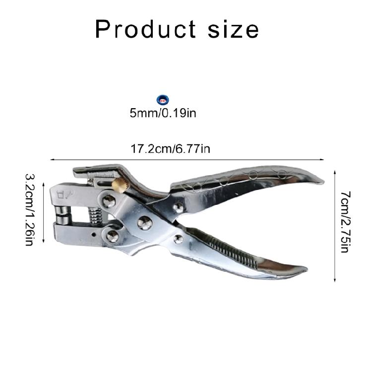 700x 12 Colors Eyelet Pliers Set with Installation Tool Inner Diameter 5mm Metal Eyelets Grommet Tool Set for Clothing