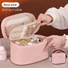 Pu Material Travel Cosmetic Bag With Waterproof Design For Daily Use And Storage