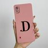 For Samsung A10 Case Galaxy A10 Cover SM-A105F SM-A105G SM-A105M SM-A105 Cute Initial Letters Phone Case Shockproof Back Cover