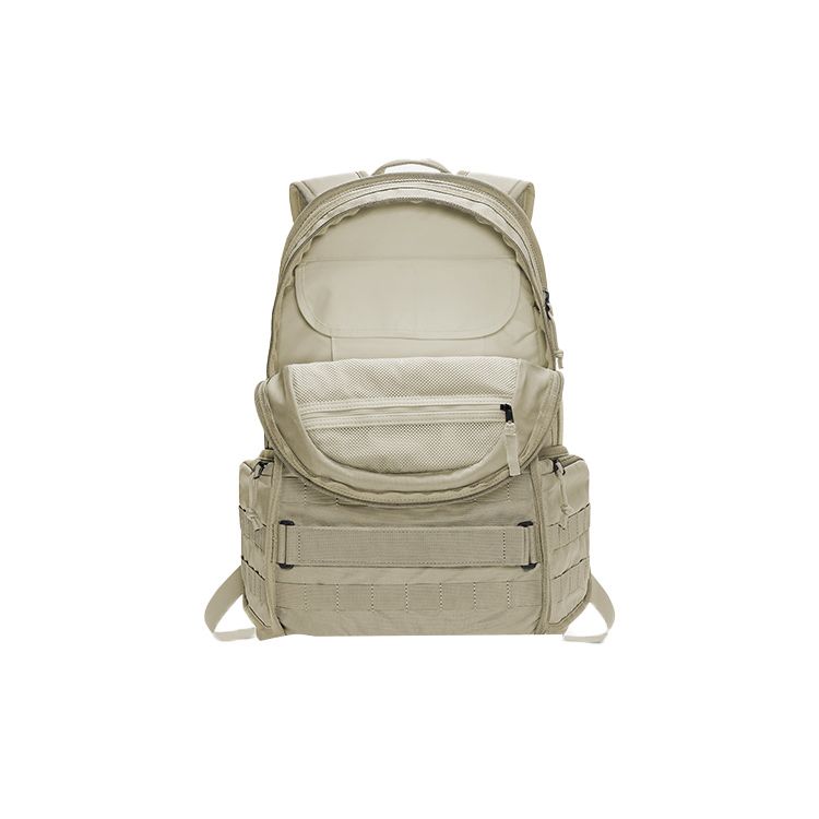 Nike Casual Style Large Capacity Polyester Backpack Unisex Backpack Khaki BA5971-072