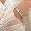 Zircon Metal 'H' Style Bracelet: Elegant, Versatile, and Fashion-forward Jewelry for Women.