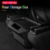 Rear Seat Storage Box for Tesla Model Y Juniper 2025 2026 Organizer Center Console Bins Backseat Trash Can Garbage Accessories