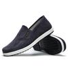 Fashion Beijing Men's Canvas Shoes Breathable Workwear Mountain Climbing Anti-slip Rubber Sole Round Toe Cotton Lined Casual Shoes