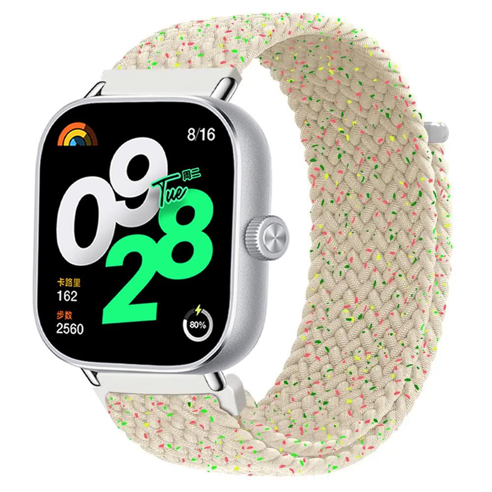 Braided solo Loop Band for Xiaomi Redmi Watch 4 Strap Adjustable Sportband Nylon Replacement correa bracelet Miband 8 pro band