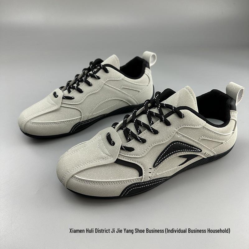 Retro European & American Fashion Men's Non-Slip Low-Top Casual Shoes - 'Forrest Gump' Wear-Resistant Sports Flats