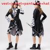 Alice In Wonderland Halloween Costume For Women With Satin Hat And Magic Accessories