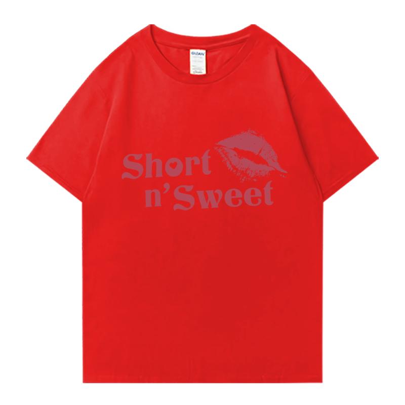 New in Sabrina Carpenter Sweet Fashion Yk TShirt Unisex Women Oversized Cute Short Sleeve T Shirts Unisex Cotton Clothing