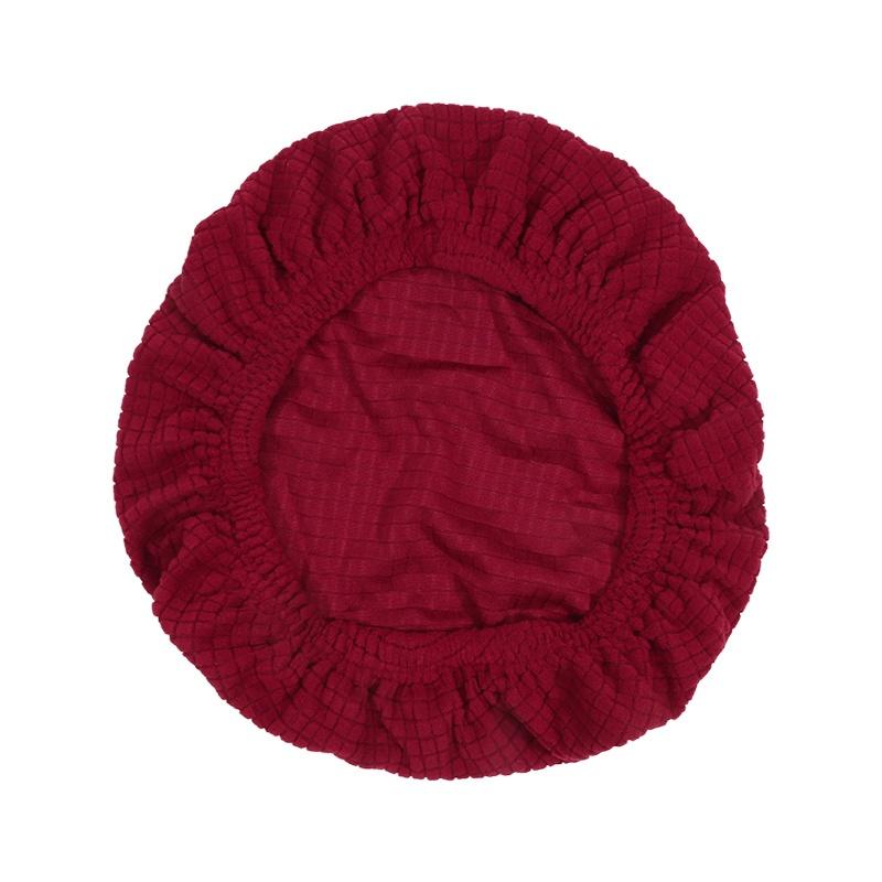 4pc Adjustable Round Stool Cover Removable & Washable Bar Stool Protector Stretch Fabric Fit Multiple Colors for Home Chair Cover