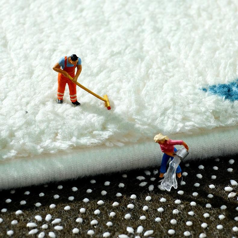 Household Carpet Door Mat Non-slip Foot Mat Bedroom Bedside Blanket Living Room Sofa Coffee Table Bathroom Toilet Floor Mat