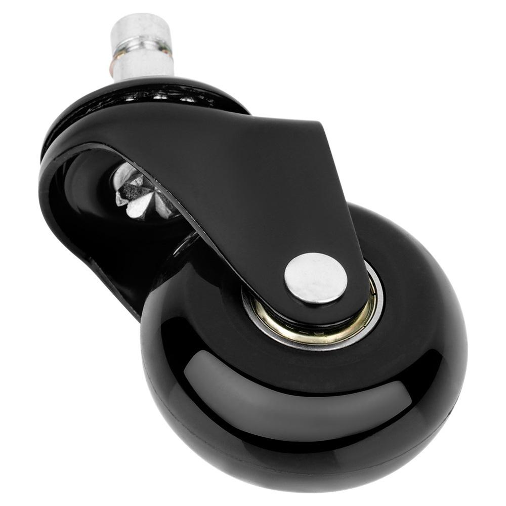 5x Ikea Office Chair Wheels Rubber Quiet Swivel Office Chair