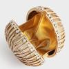 WHTUOHENG Ball Clear Crystal Clutches Evening Bag Women Luxury Diamond Prom Wedding Bridal Purse Rhinestone Mini Minaudiere