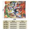 DBZ Anime Flannel Blanket Goku Fashion Throw Blankets for Bed Sofa Couch 150*125cm Rug Piece,