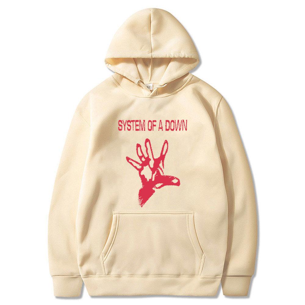 Rock Band System of A Down Album Cover Print Hoodie Male Fashion Popular Streetwear Men Women Alternative Metal Music Hoodies