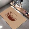 FCA Logo Brown Carpet Design Suitable As a Non-slip Mat for the Living Room or Bedroom Sofa