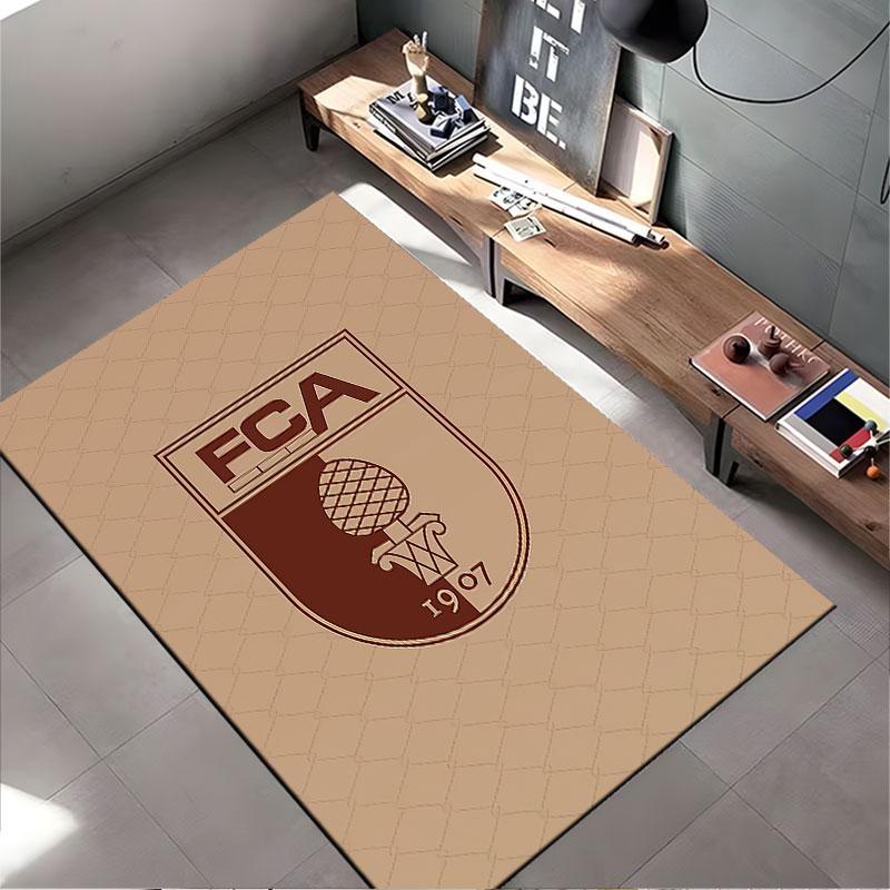 FCA Logo Brown Carpet Design Suitable As a Non-slip Mat for the Living Room or Bedroom Sofa
