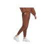 Adidas Einfarbige Jogginghose mit elastischem Bund, Slim Fit, Damen-Unterteil, Braun IX6789