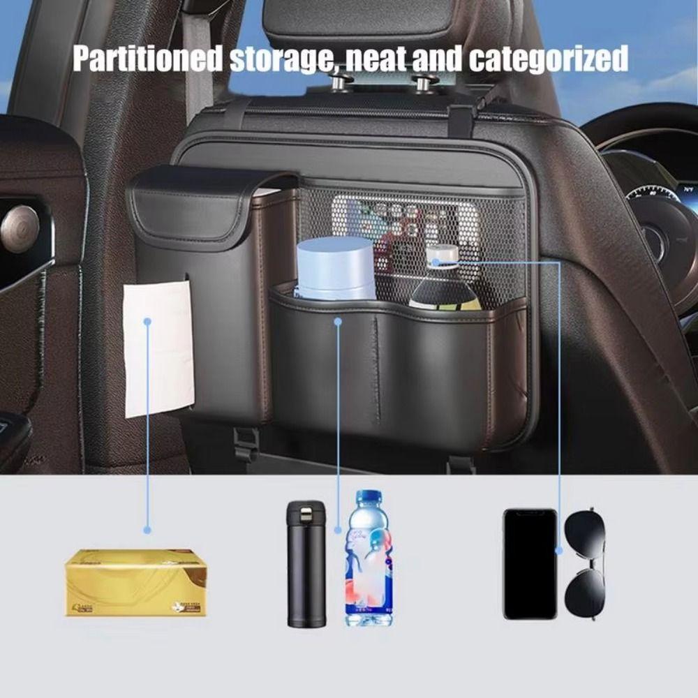 Universal Chair Back Storage Bag Household Vehicle Hanging Container  Interior Accessories