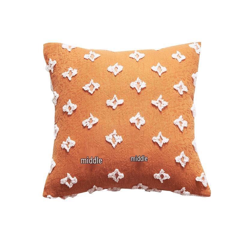 Nordischer Stil Sternen-Jacquard Baumwoll-Kissenbezug: Schlafzimmer-/Sofakissen für die Taille