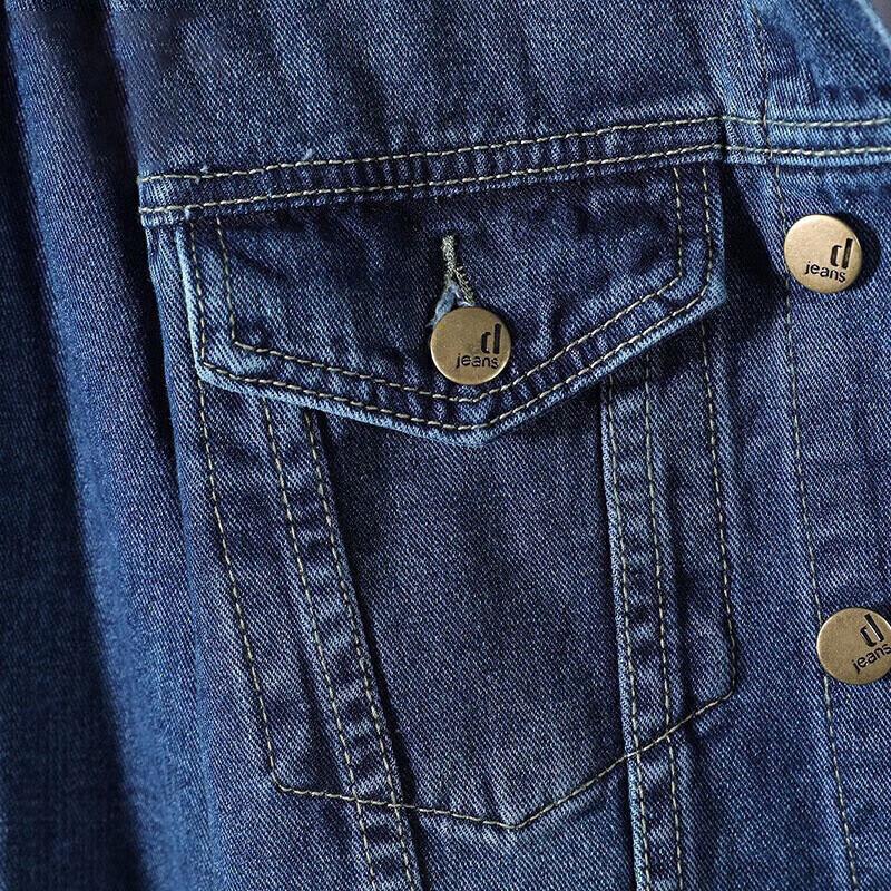 JEANSWEST Men's Autumn Lapel Denim Jacket