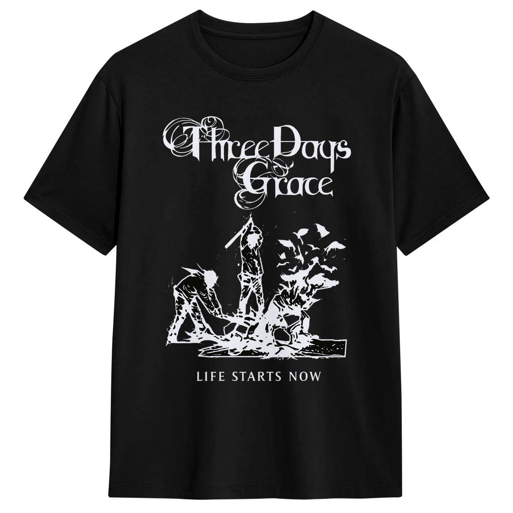 Alienation Album THREE DAYS GRACE Kapela Bavlněná Trička Novinka Tričko pro Pár Letní Y2K Ca