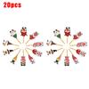10/20/30pcs DIY Full Drills Diamond Painting Christmas Tree Pendant Hanging Ornament Christmas Decoration Natal Navided