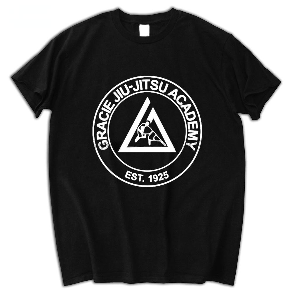 

Мужская повседневная футболка Gracie Brazilian Jiu Jitsu Футболка Крутой топ BJJ Искусства Графические футболки Мужской досуг Свободные топы Футболки оверсайз 4XL