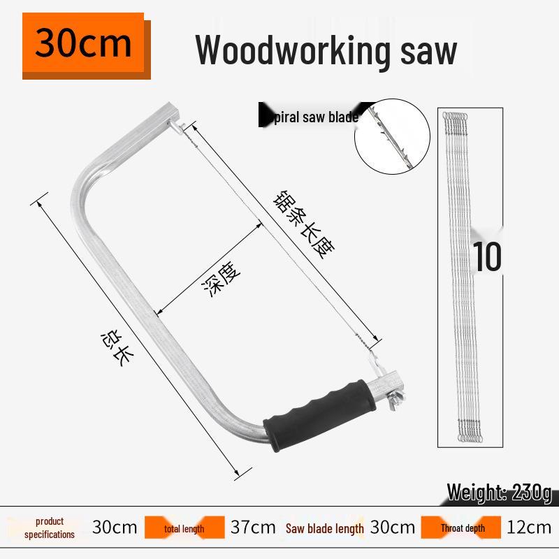 Multifunctional Handheld Steel Wire Fret Saw Blade for Woodworking