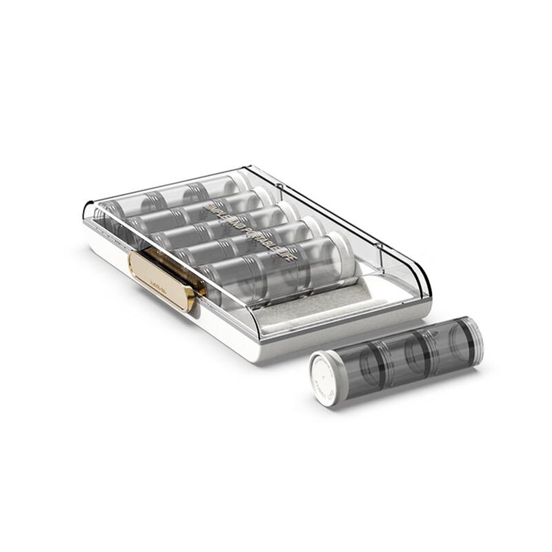 Портативный бамбуковый органайзер для таблеток