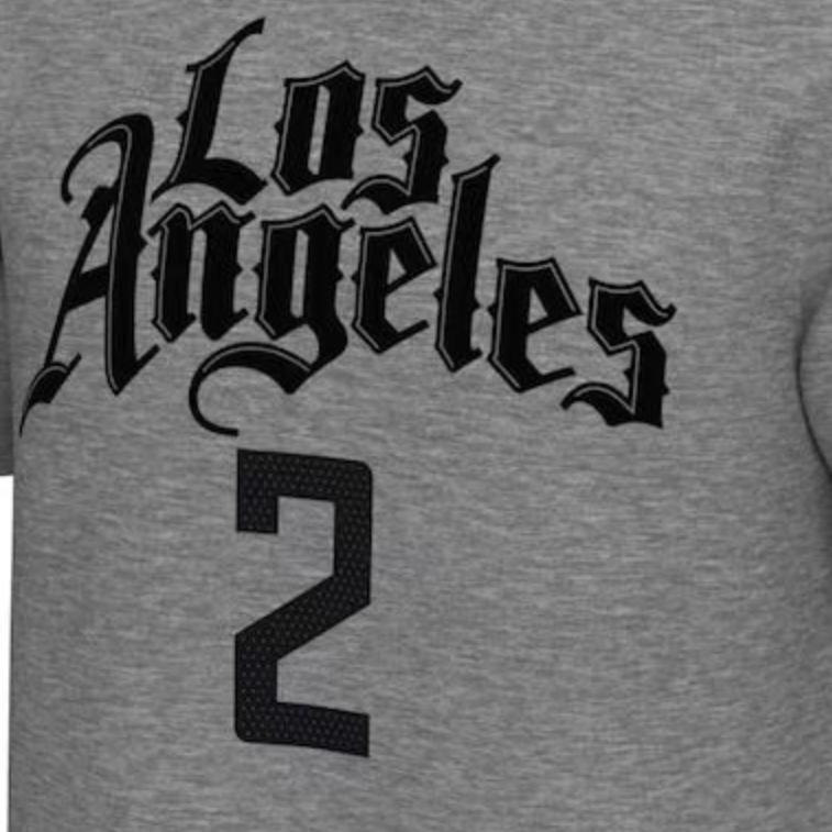 Nike X NBA Collaboration Logo Round Neck Letter Print Short Sleeve T-Shirt Men Tops Gray 00038209XLP3